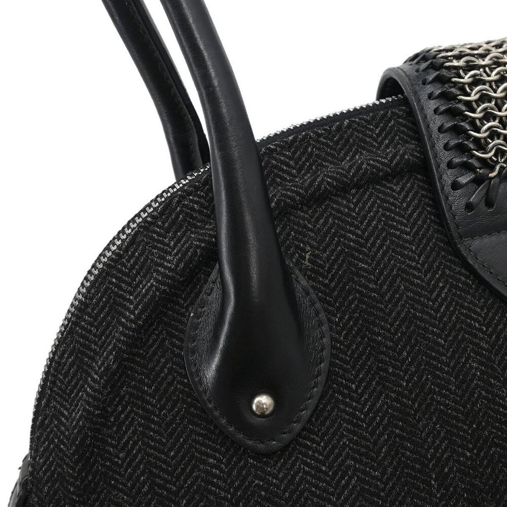 Christian Dior Black Canvas Jeanne Handbag 05-MA-0057 116917 - Picture 7 of 10